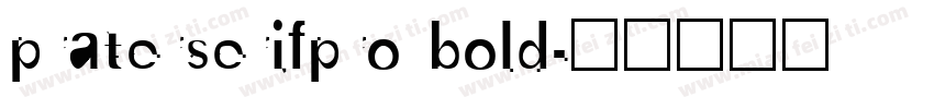 praterserifpro bold字体转换